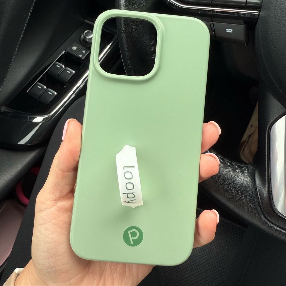 Loopy Sage Green Phone Case